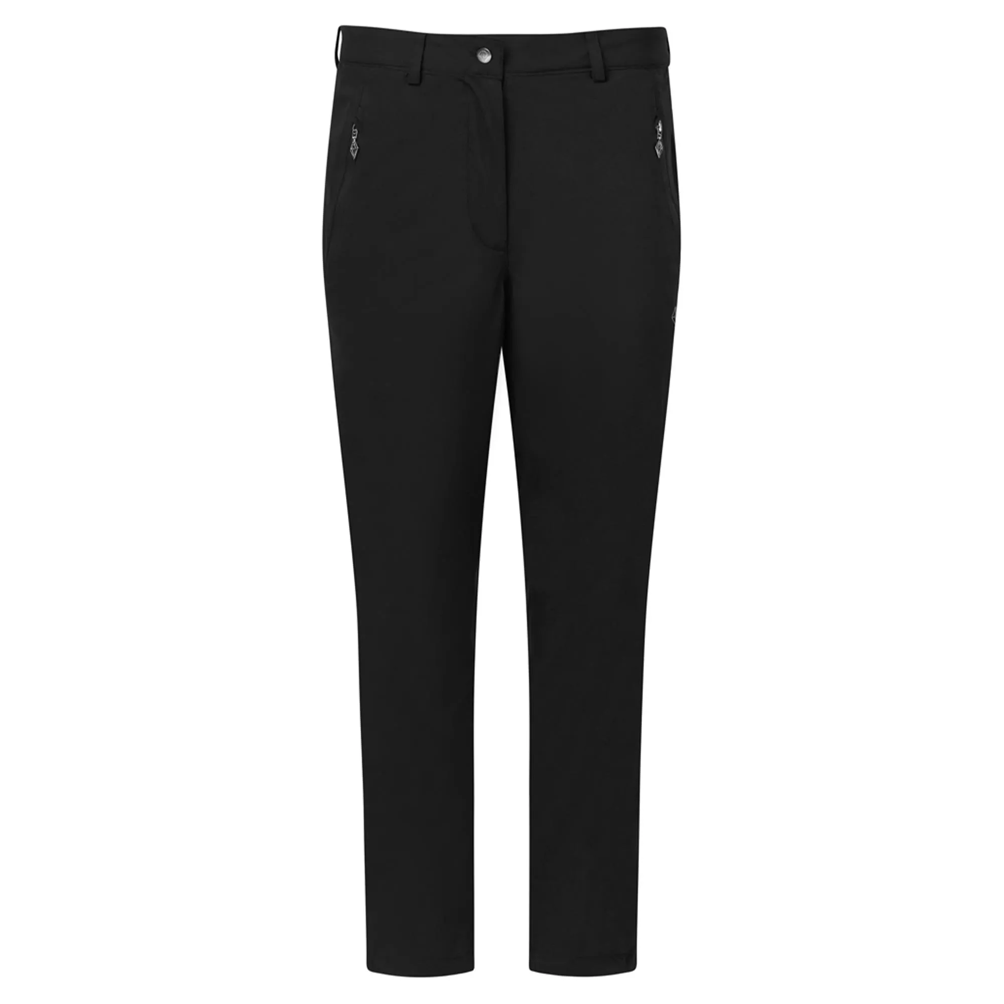 Pure  Golf Cascade Waterproof Lined Ladies Winter Golf Trousers Black