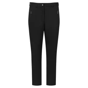 Pure  Golf Cascade Waterproof Lined Ladies Winter Golf Trousers Black