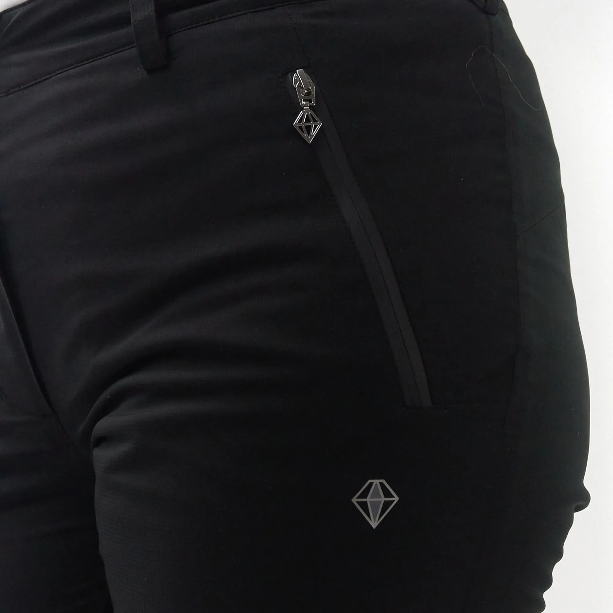 Pure  Golf Cascade Waterproof Lined Ladies Winter Golf Trousers Black