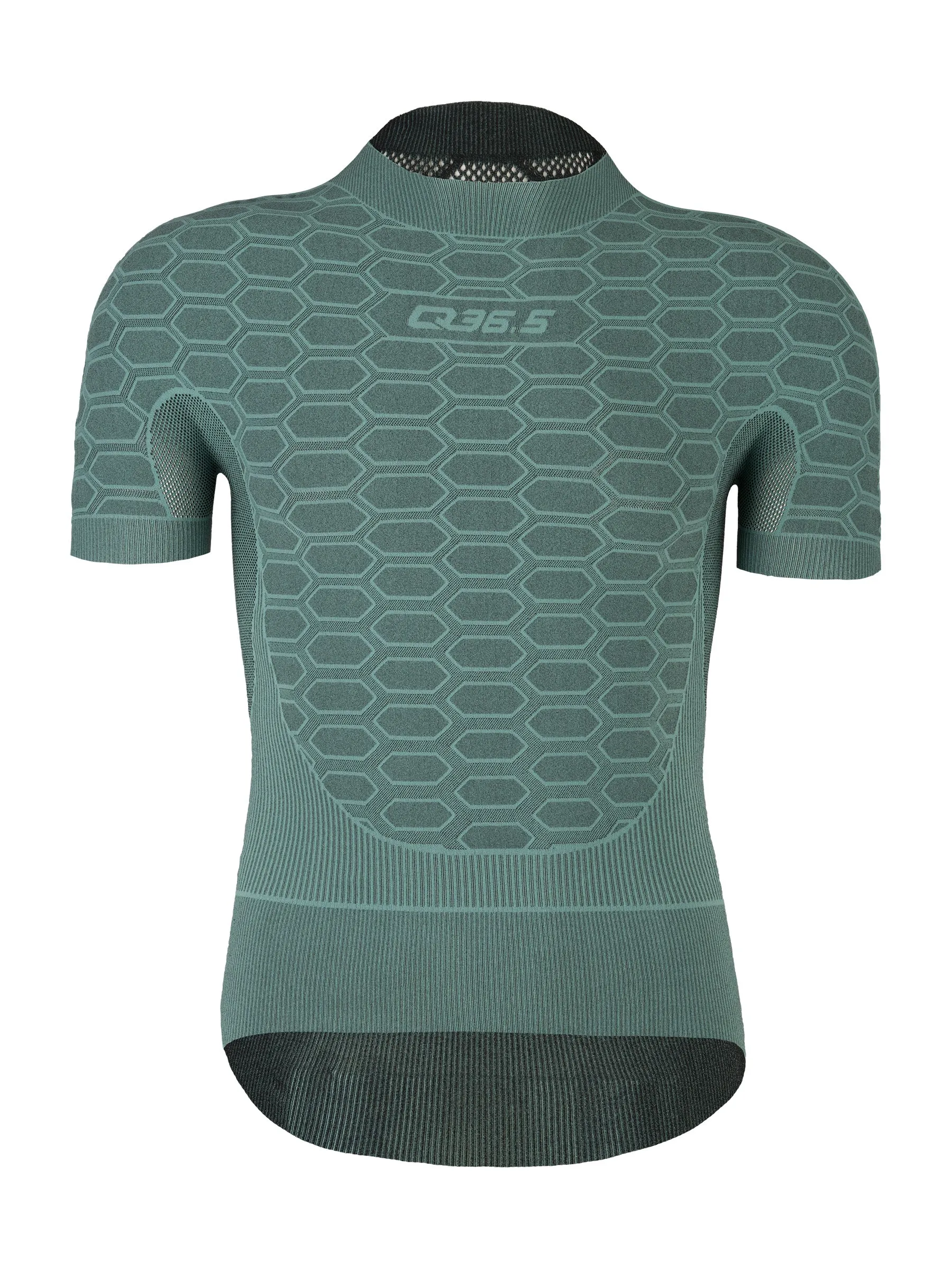 Q36.5 BASE LAYER 2 SHORTSLEEVE OLIVE GREEN