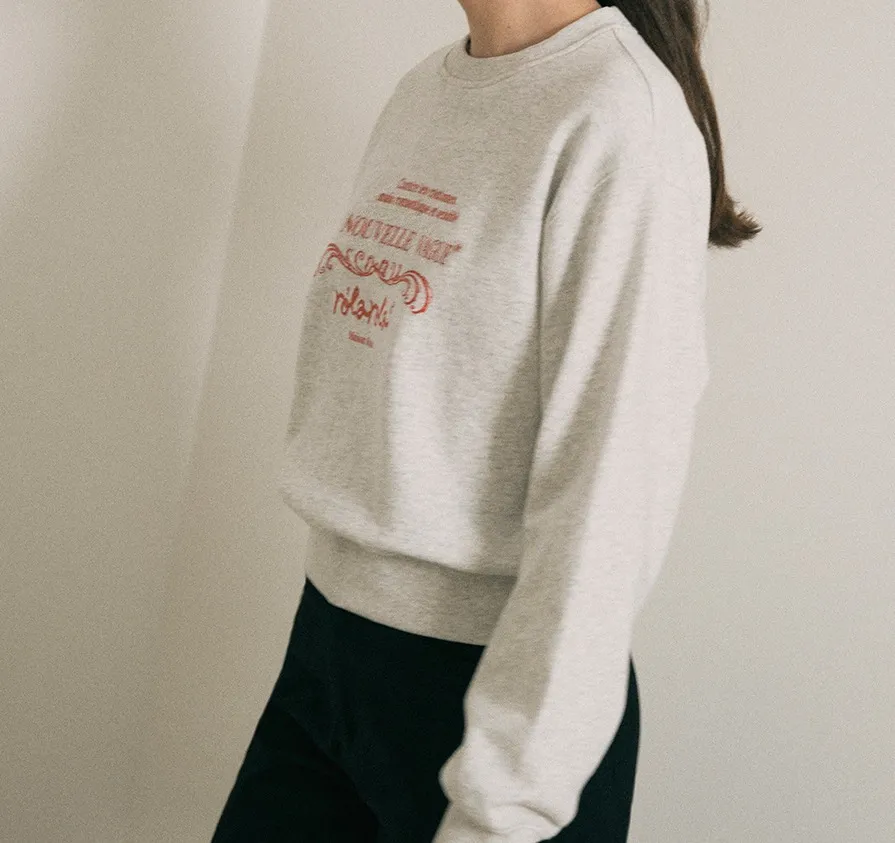 rolarola  |Street Style Long Sleeves Plain Cotton Logo