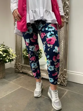 Rose Print Leggings