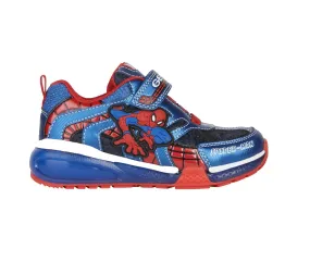 SNEAKERS GEOX BAMBINO J AYONYC B. B - TESS.+DBK ST. NAVY/ROYAL SPIDERMAN J26FEB 011CE C4226 tg:28,29,30,31,32,33,34,35