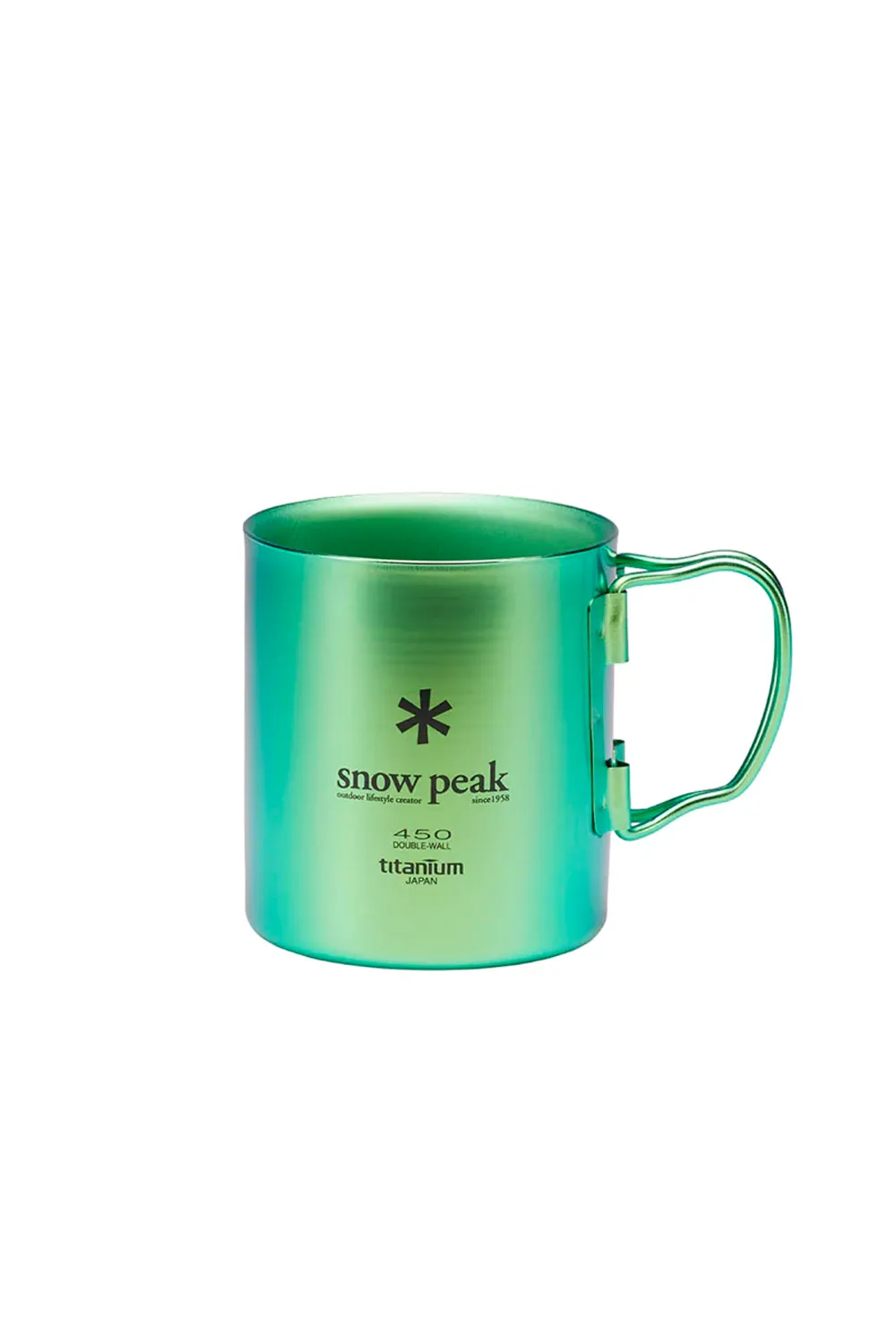 SNOW PEAK - TITANIUM DOUBLE WALL CUP 450ml ANODISED