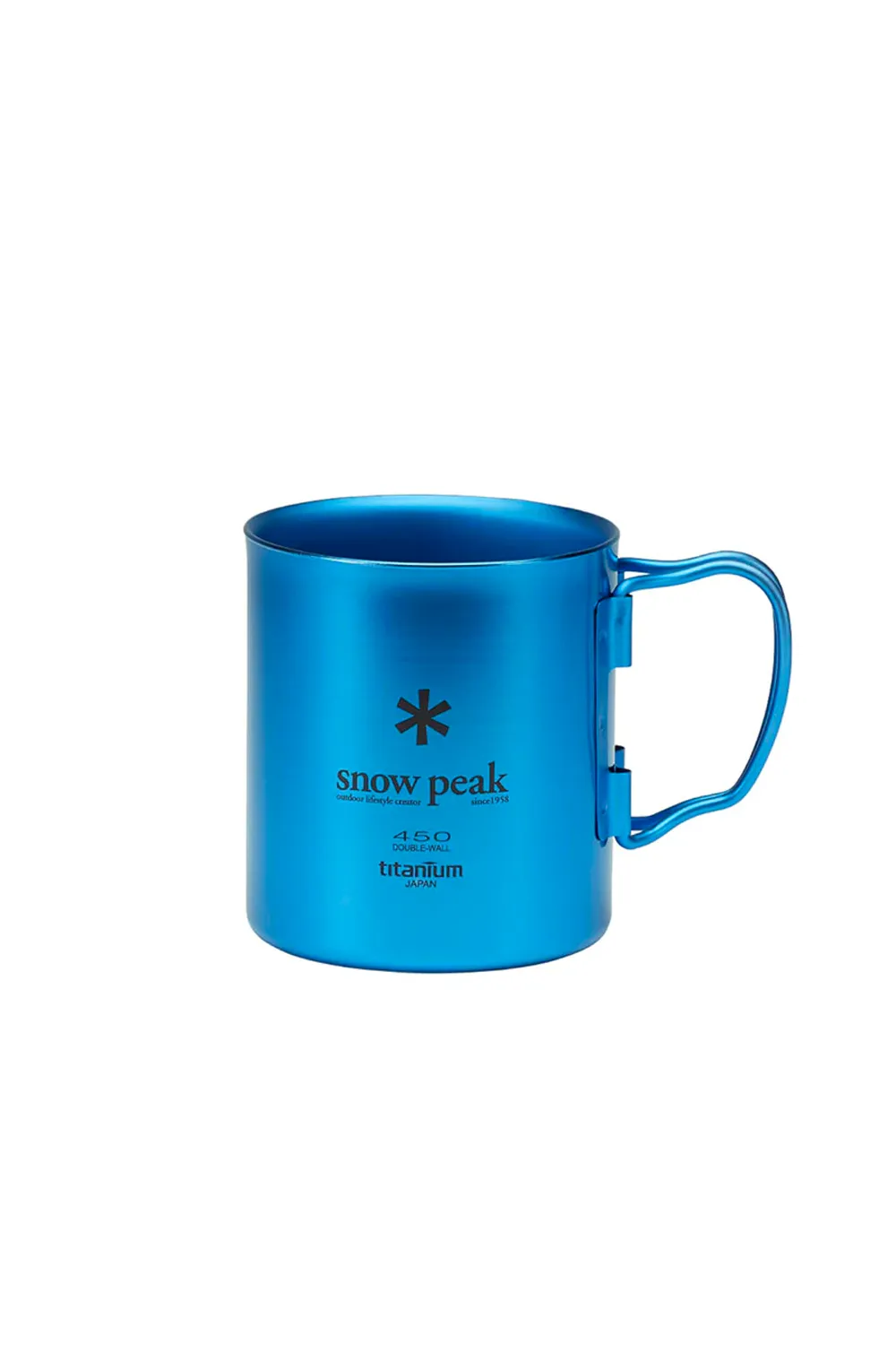 SNOW PEAK - TITANIUM DOUBLE WALL CUP 450ml ANODISED