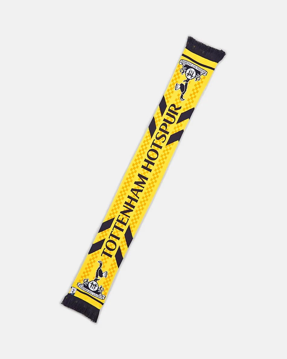 Spurs Patterned Yellow Scarf