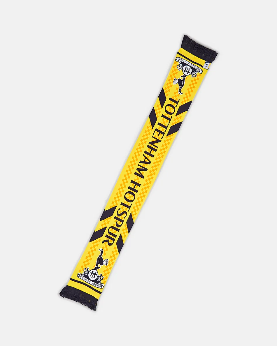 Spurs Patterned Yellow Scarf