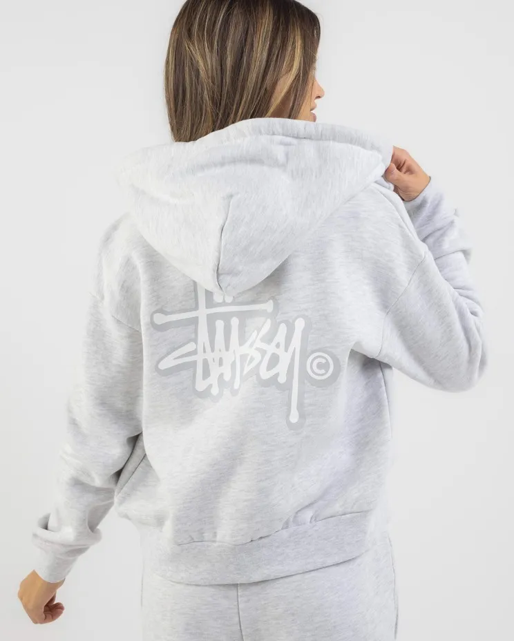 STUSSY  |Street Style Long Sleeves Plain Cotton Logo Skater Style