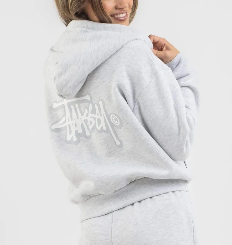 STUSSY  |Street Style Long Sleeves Plain Cotton Logo Skater Style