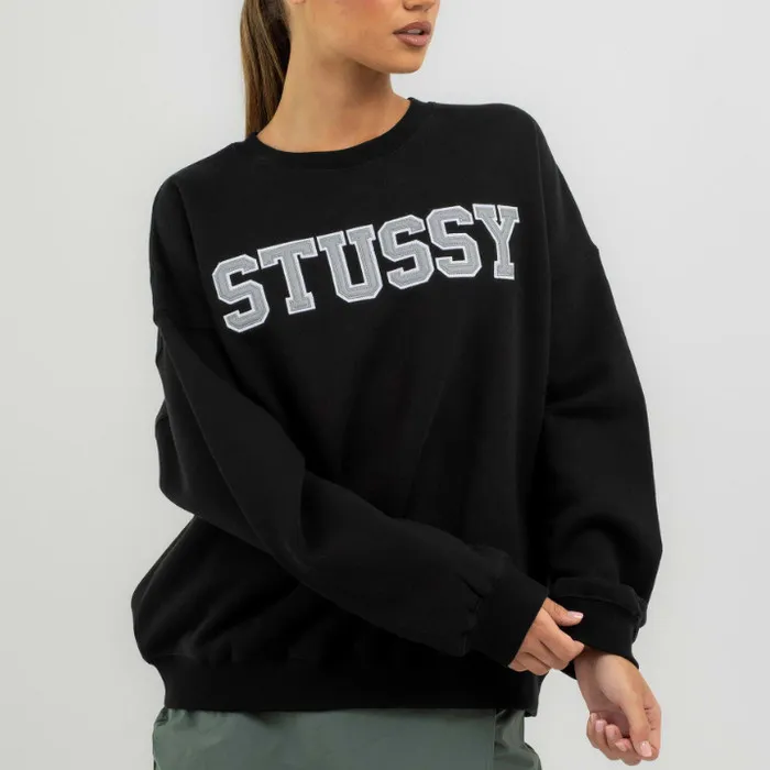 STUSSY  |Unisex Street Style Long Sleeves Cotton Logo Skater Style