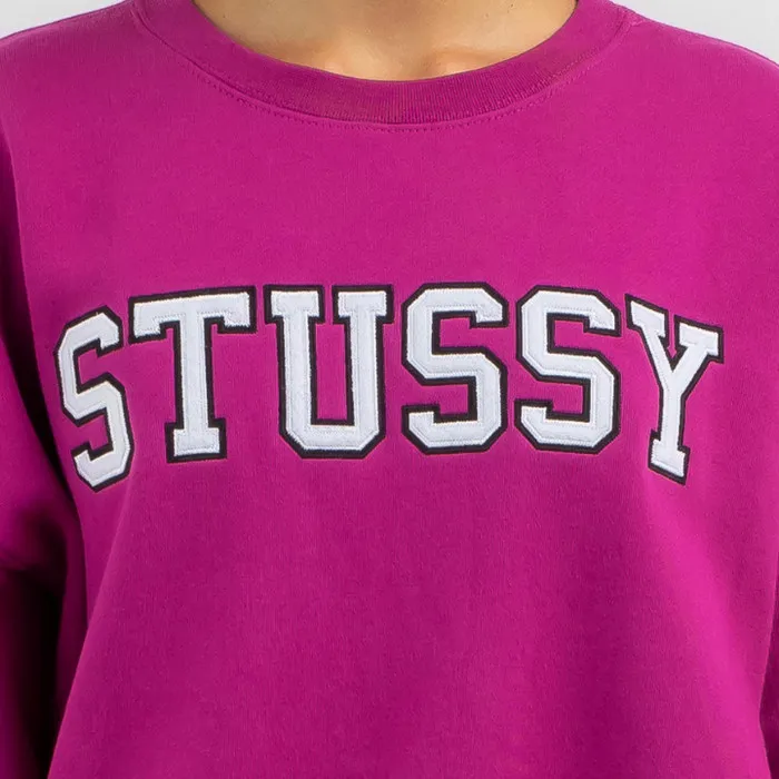 STUSSY  |Unisex Street Style Long Sleeves Cotton Logo Skater Style