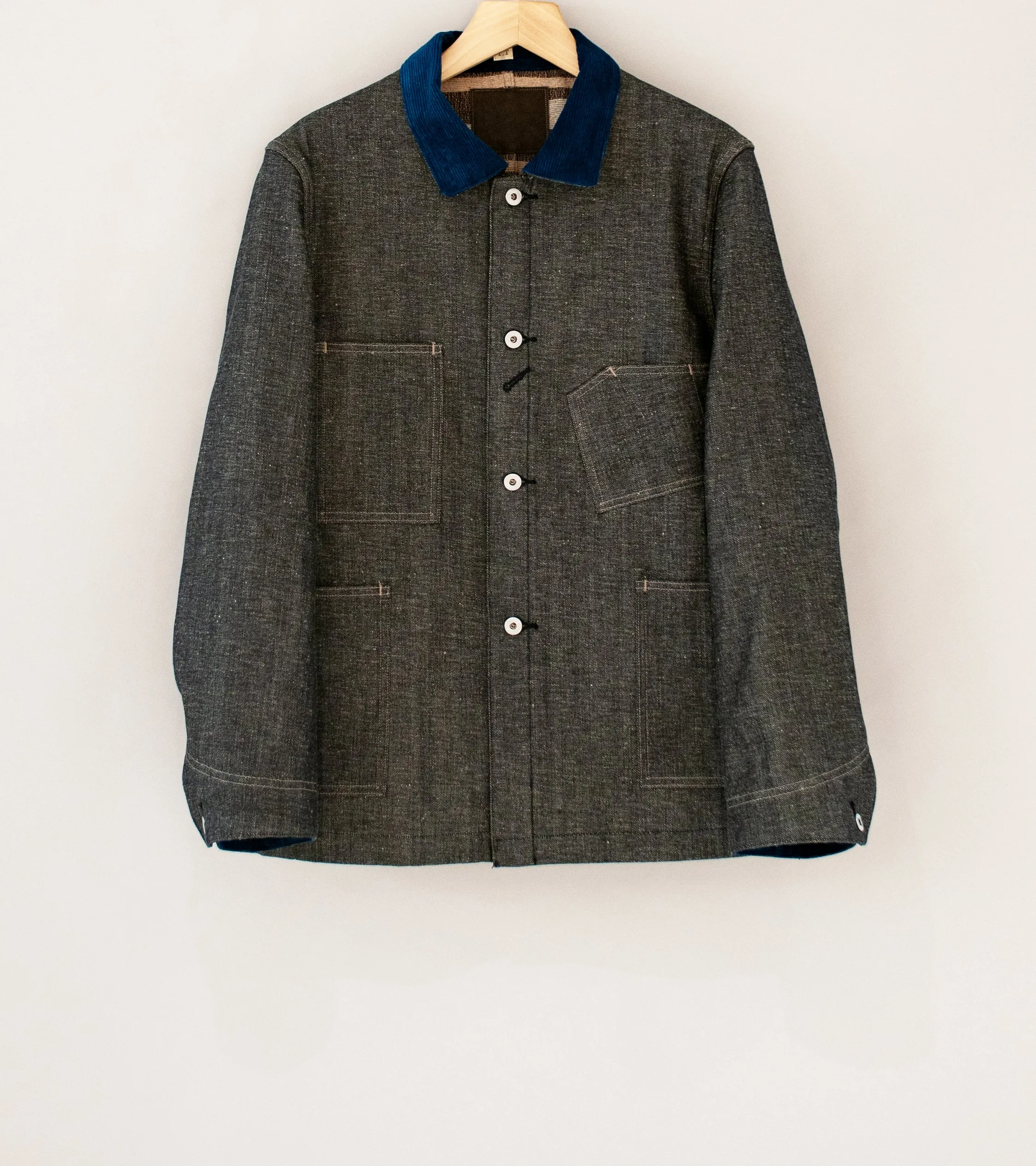 Taiga Takahashi 'Lot 711 Blanket Lining Coverall' (Raw Indigo)