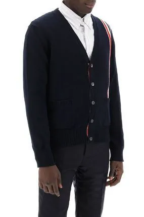 THOM BROWNE  |Button-down Stripes Street Style Plain Cotton Logo Designers