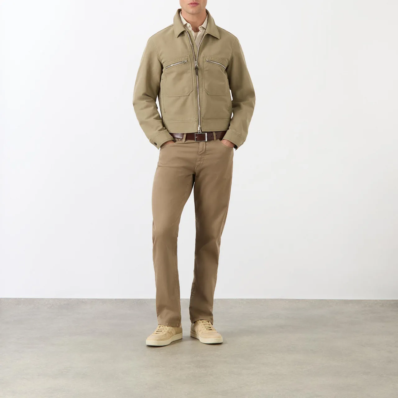 TOM FORD Patch Pocket Jacket - Olive