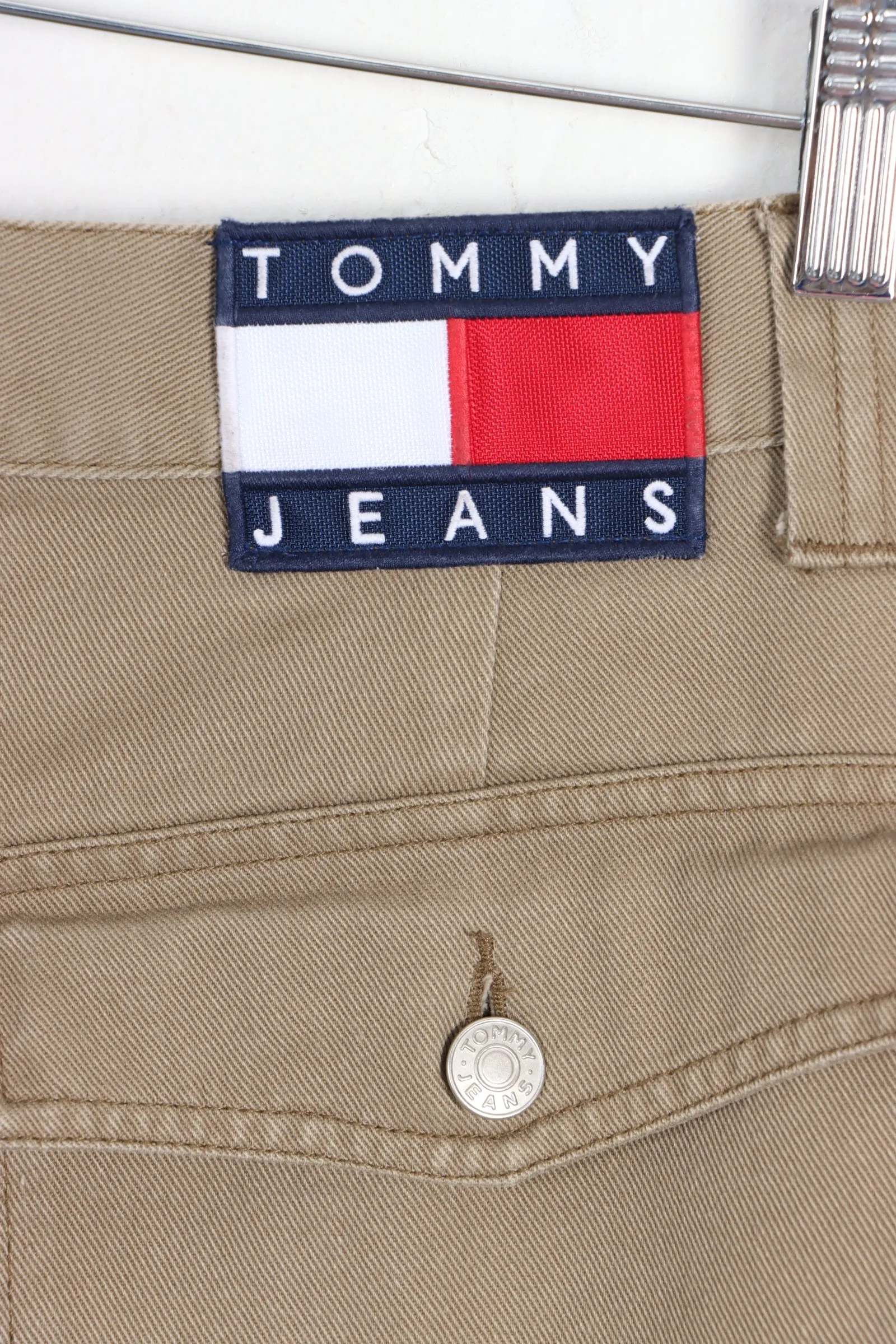 TOMMY HILFIGER JEANS Big Pocket Olive Brown Jeans (33x32)