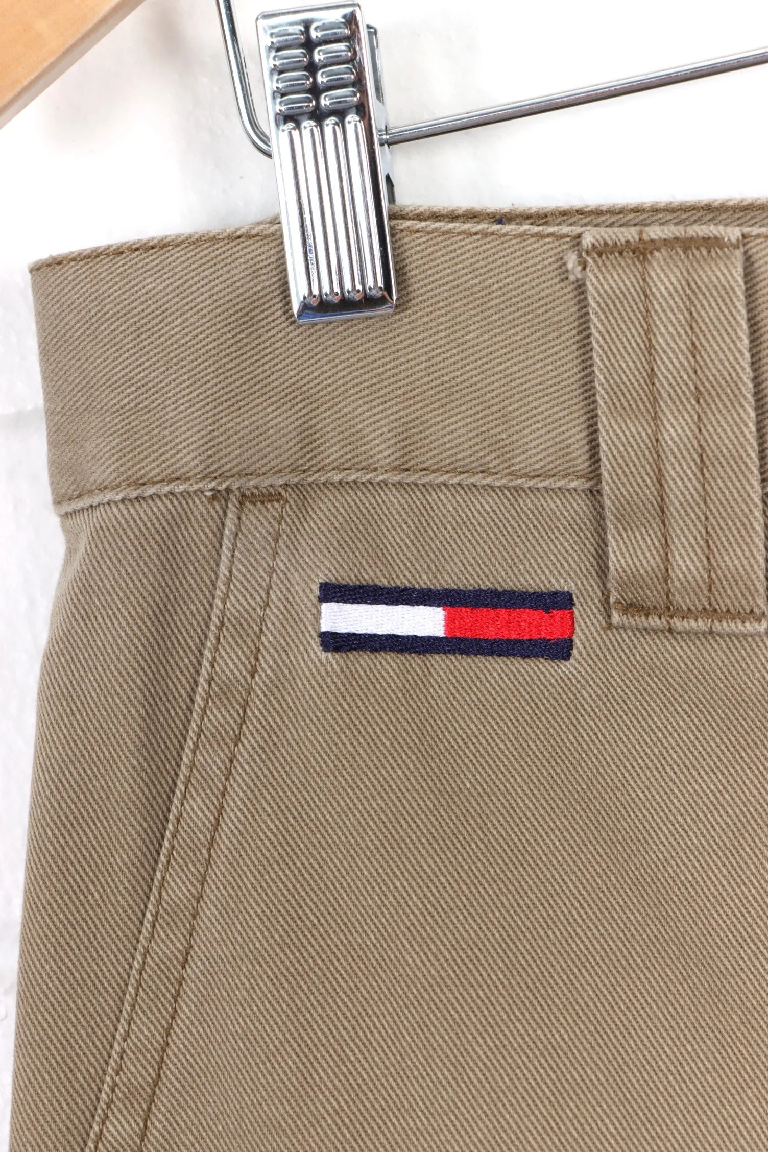 TOMMY HILFIGER JEANS Big Pocket Olive Brown Jeans (33x32)