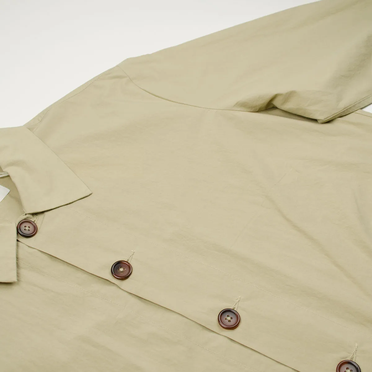 Universal Works - Travail Shirt Typewriter Cotton - Sand