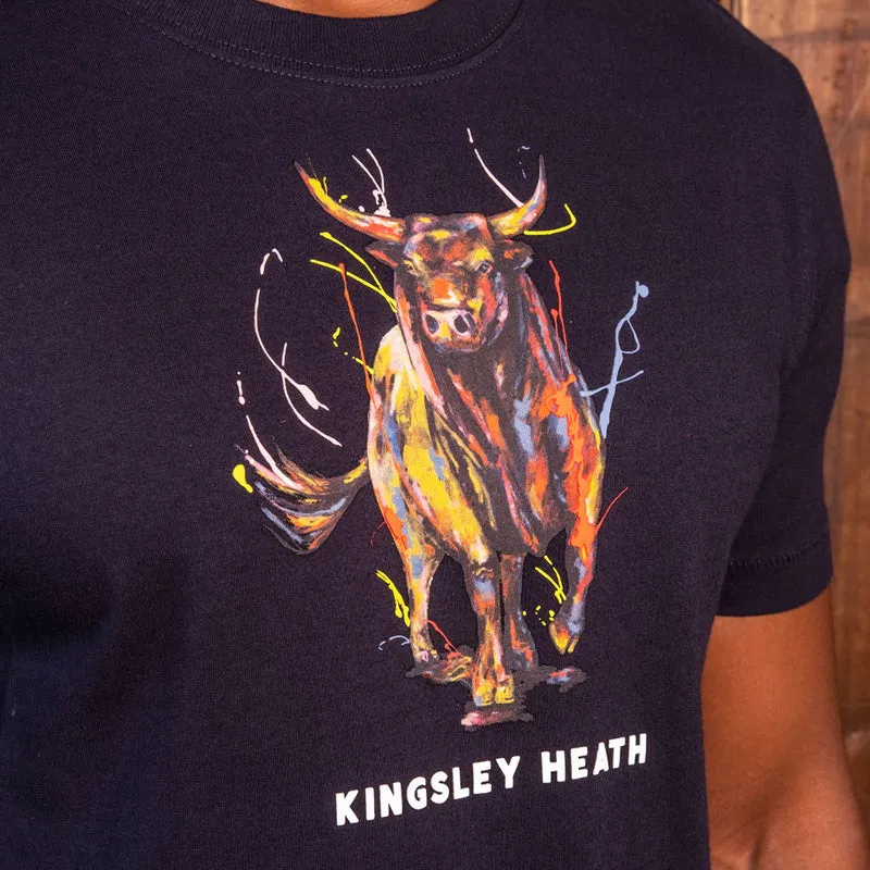 Vibrant Nguni Crew Tee Midnight