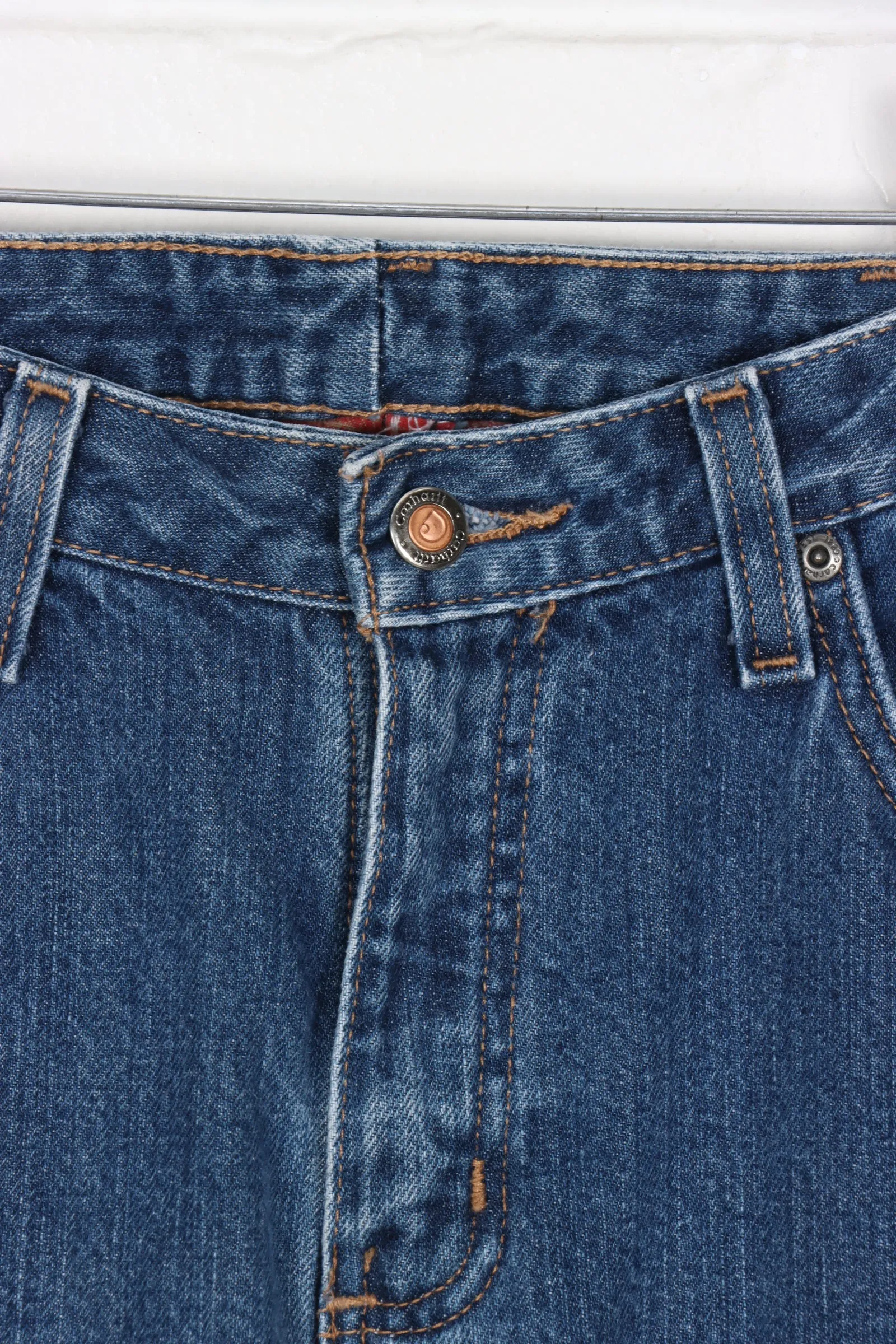 Vintage CARHARTT Denim Lined Jeans (Women's 8 x 28)