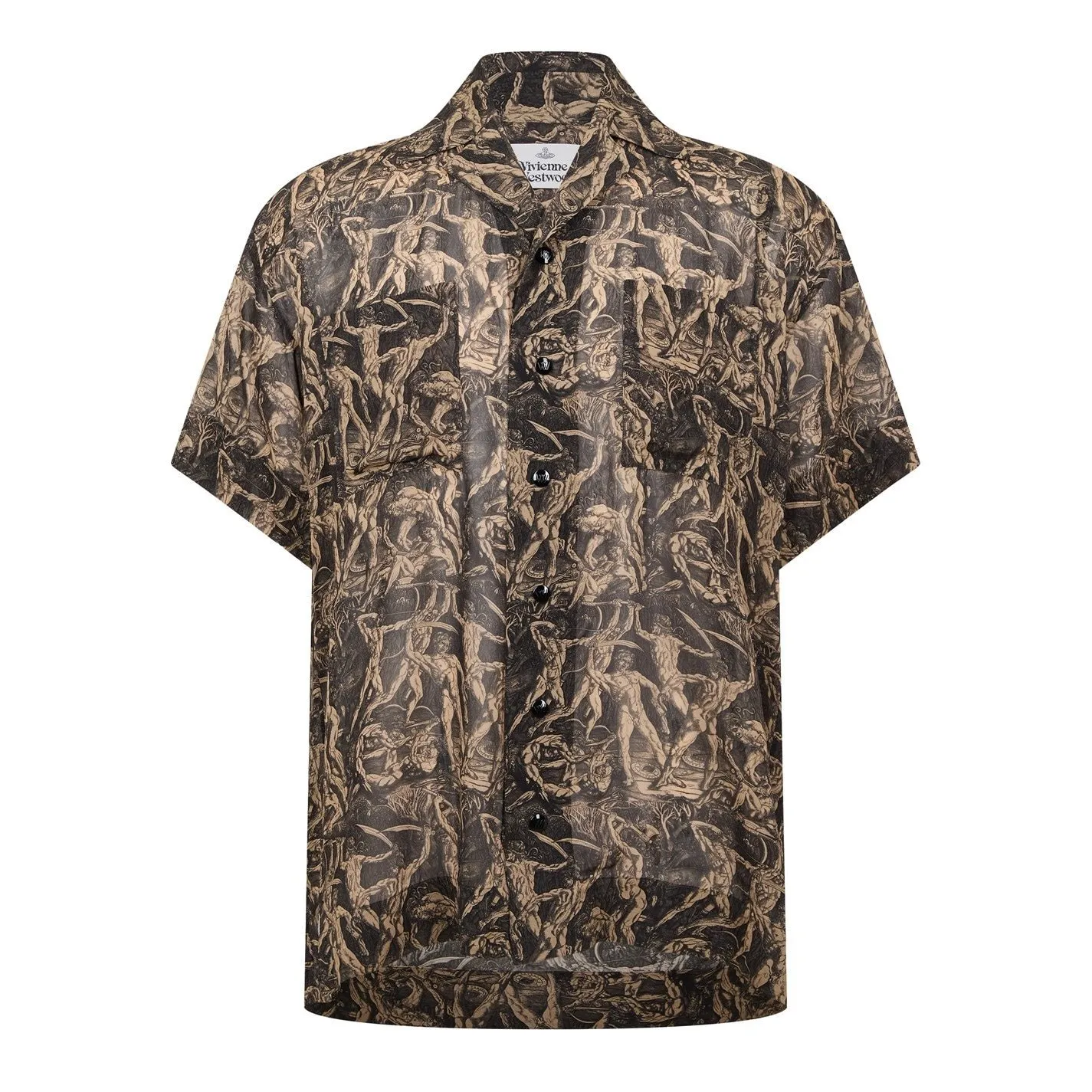 Vivienne Westwood  |Button-down Paisley Unisex Street Style Short Sleeves Shirts