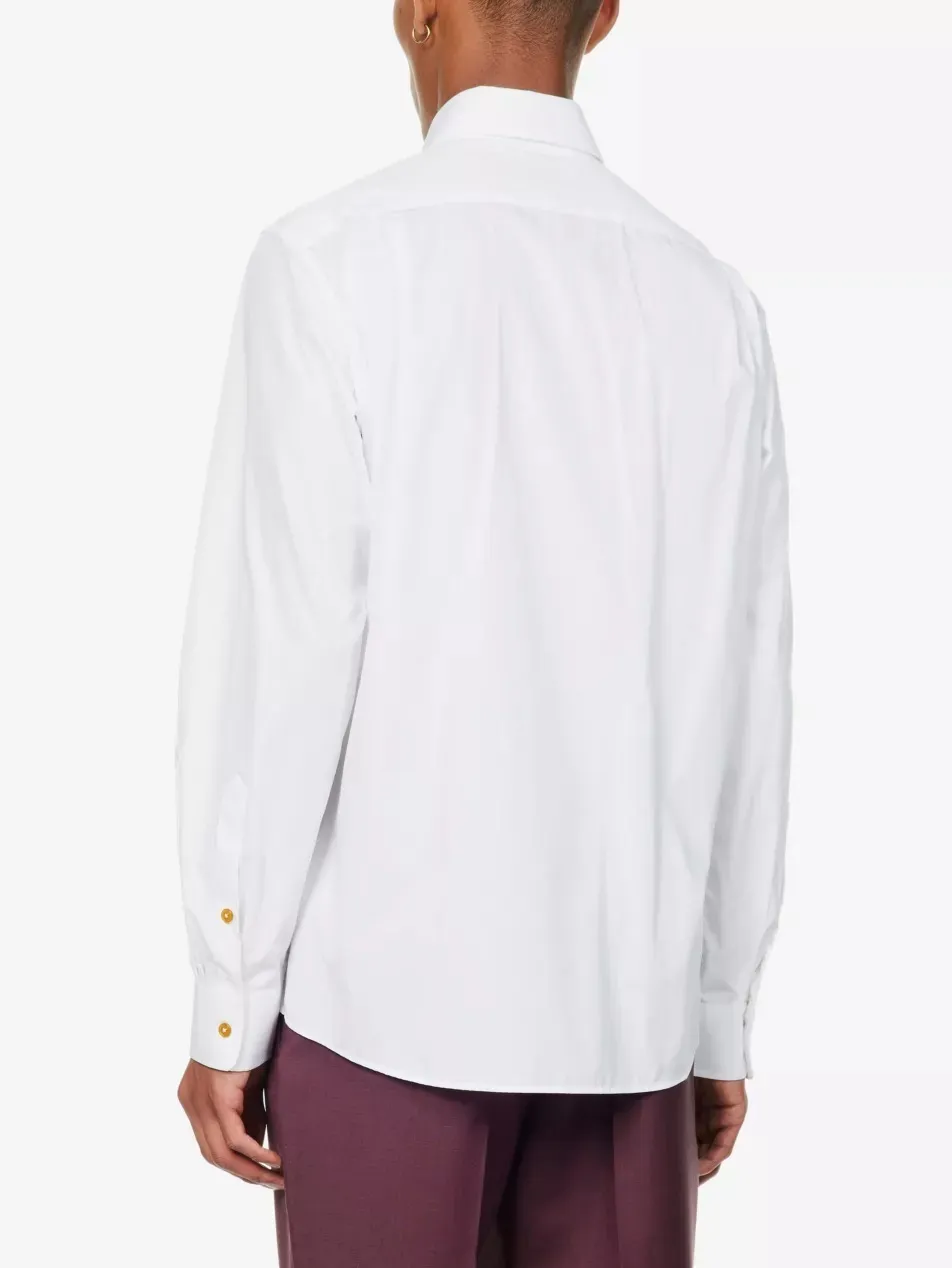 Vivienne Westwood  |Button-down Unisex Street Style Long Sleeves Plain Logo