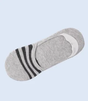 WA0982-GREY-No-show Socks For Men