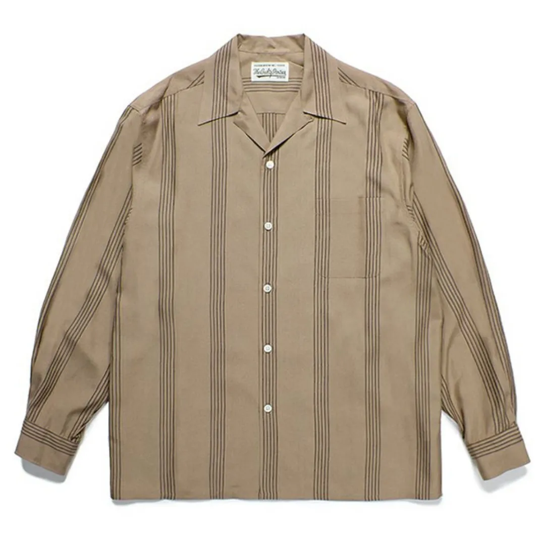 WACKO MARIA  |Button-down Stripes Unisex Street Style Long Sleeves Shirts