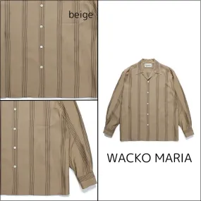 WACKO MARIA  |Button-down Stripes Unisex Street Style Long Sleeves Shirts