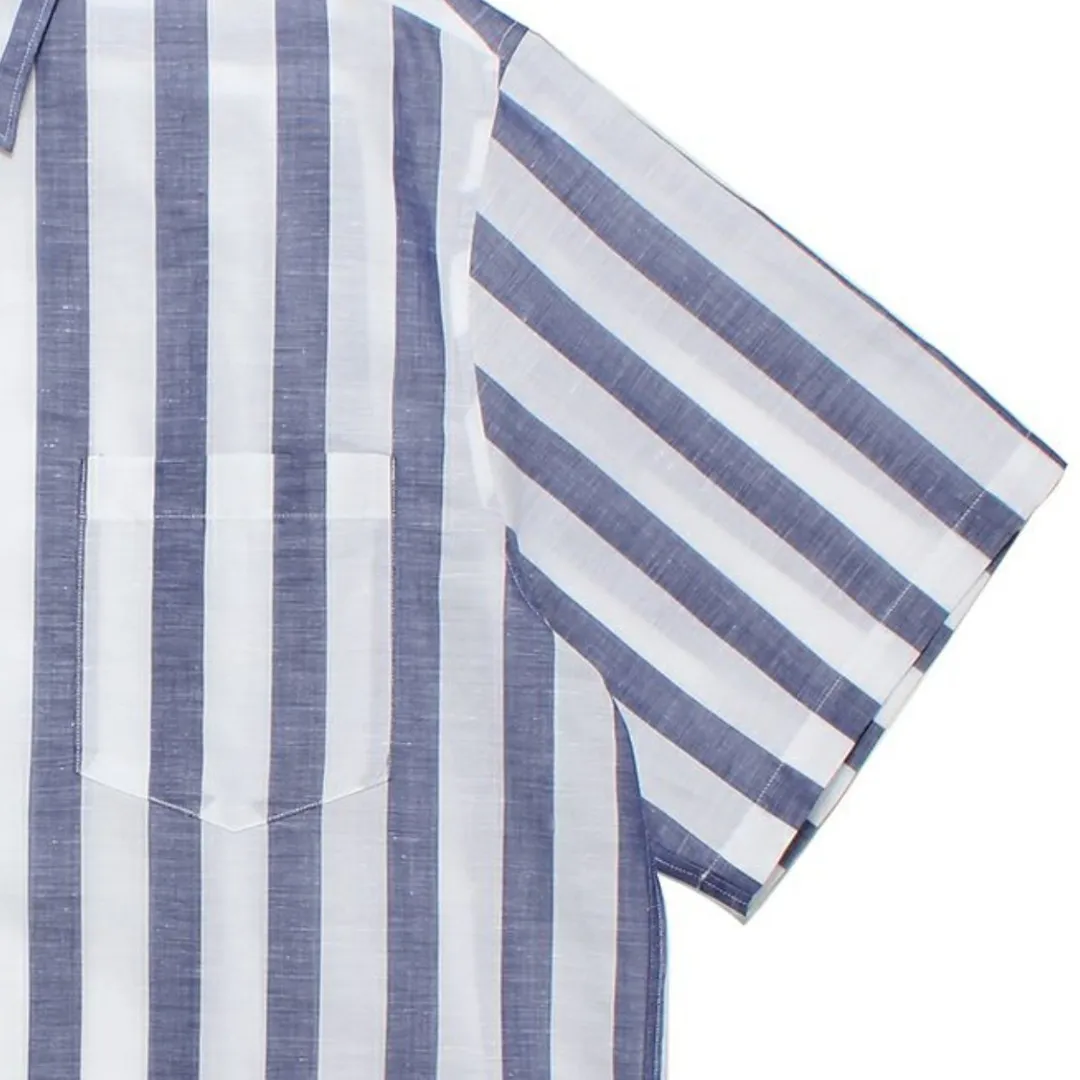 WACKO MARIA  |Button-down Stripes Unisex Street Style Short Sleeves Shirts