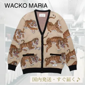 WACKO MARIA  |Button-down Unisex Street Style Other Animal Patterns Cotton