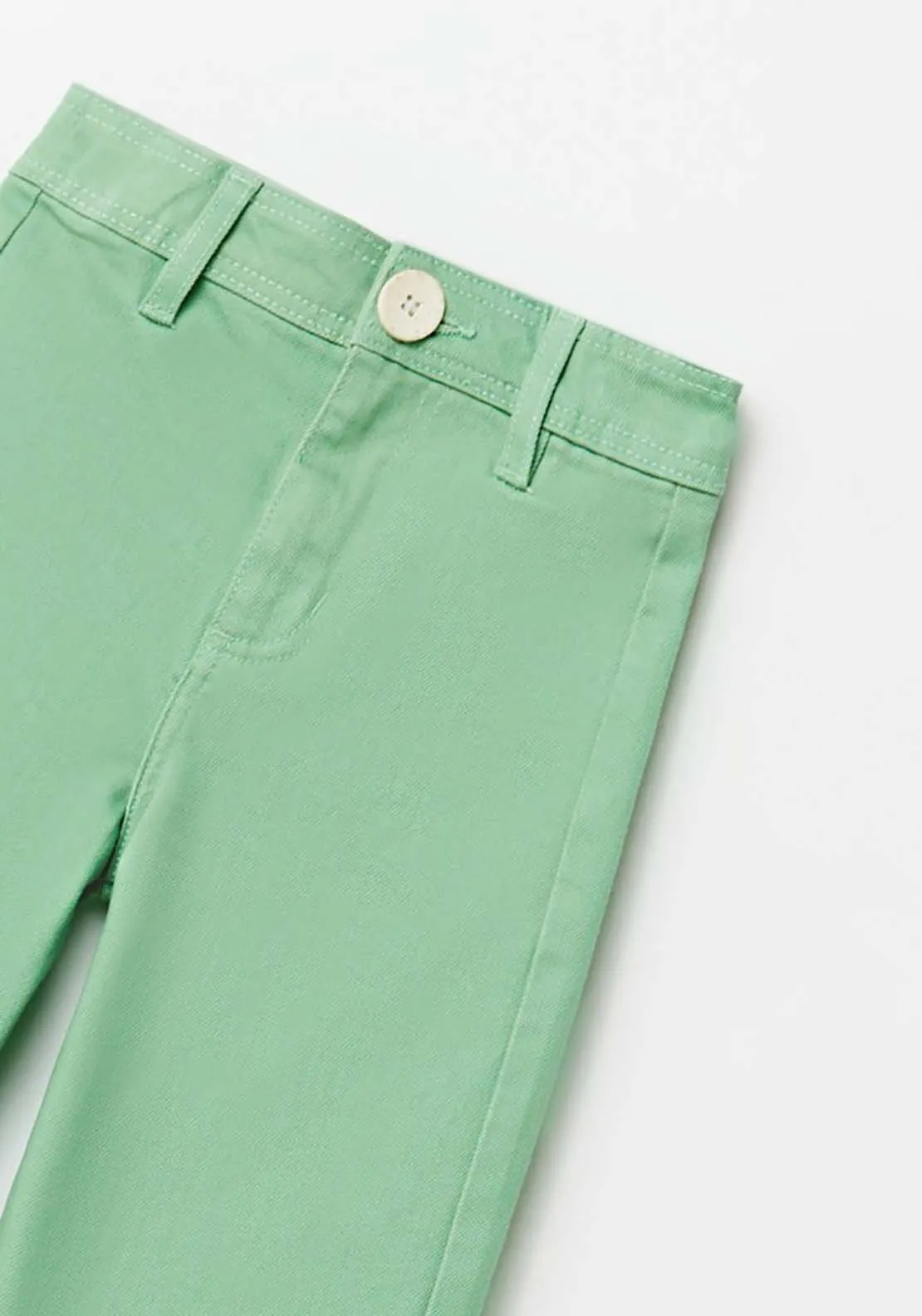 Wide Leg Jeans - Green