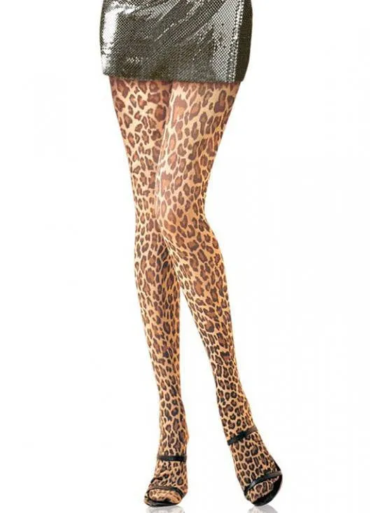 Women's Paper Print Tights