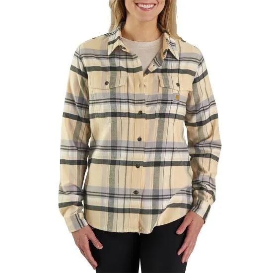 Women's TENCEL Fiber Series Relaxed Fit Long-Sleeve Flannel Shirt