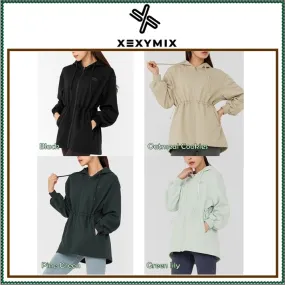 XEXYMIX  |Street Style Long Sleeves Plain Logo Hoodies & Sweatshirts